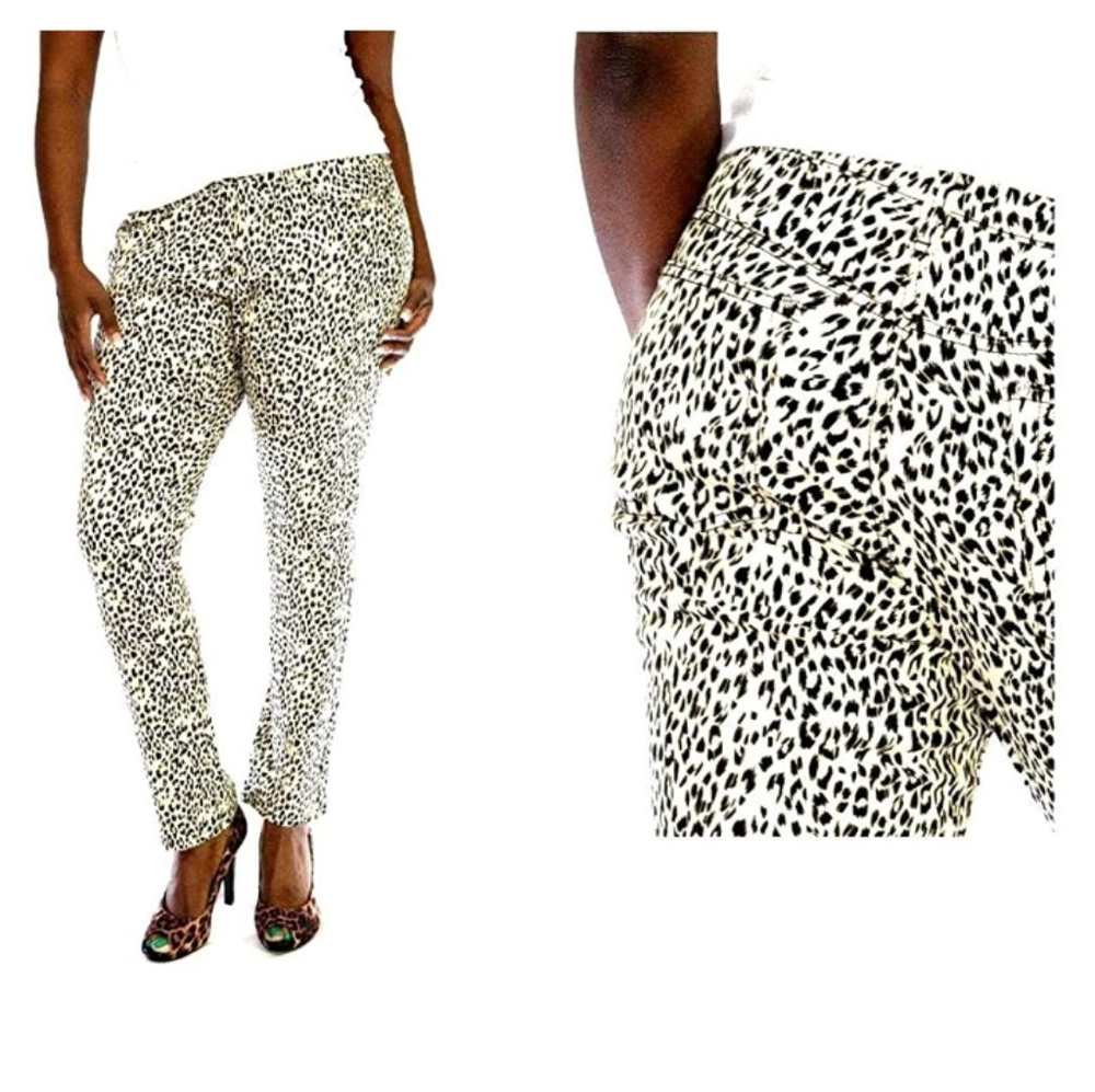 Jeans Colony Leopard Print Denim Jeans